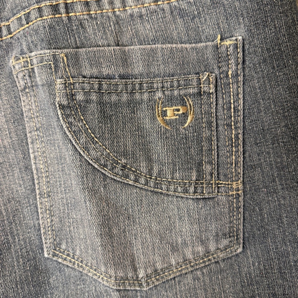 Phat Farm Mens 38x30 Straight Fit Jeans Blue Denim 100% Cotton Streetwear - Picture 6 of 10